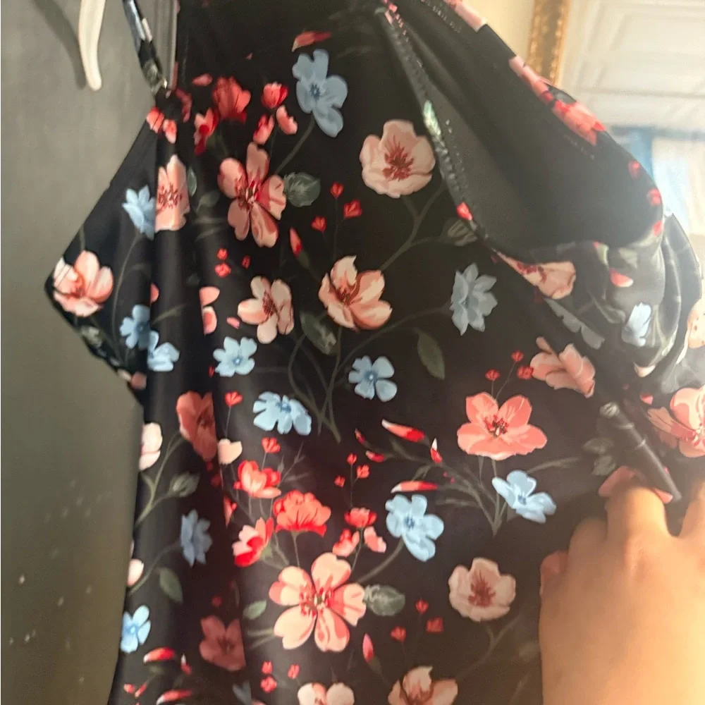 Black Polyester Top